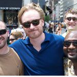 Conan O'Brien made these Fifth Avenue Apple Store line waiters' day